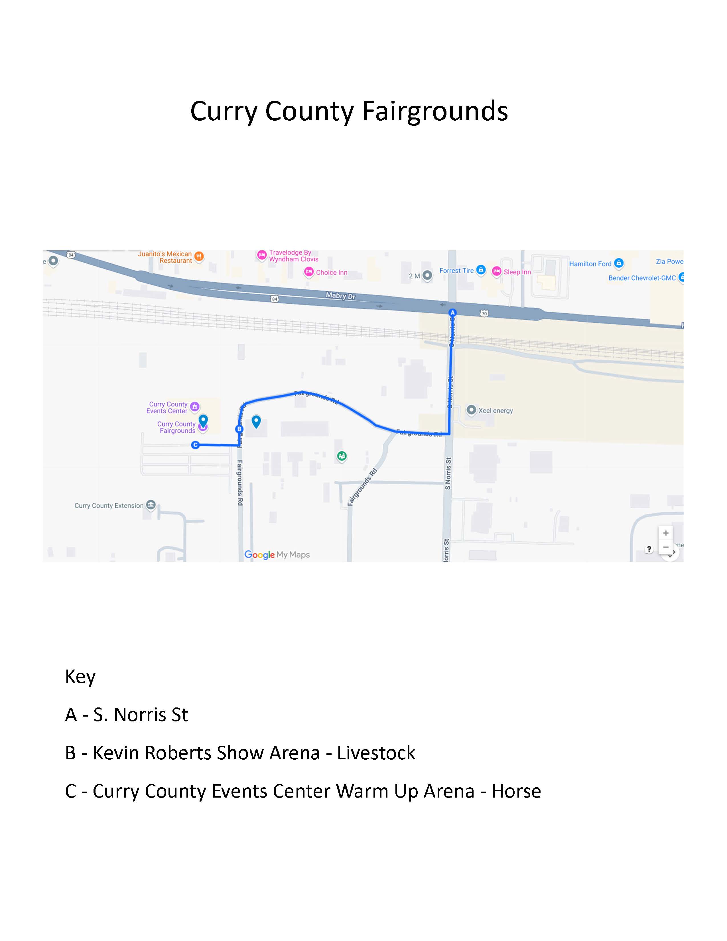 Fairgrounds Map