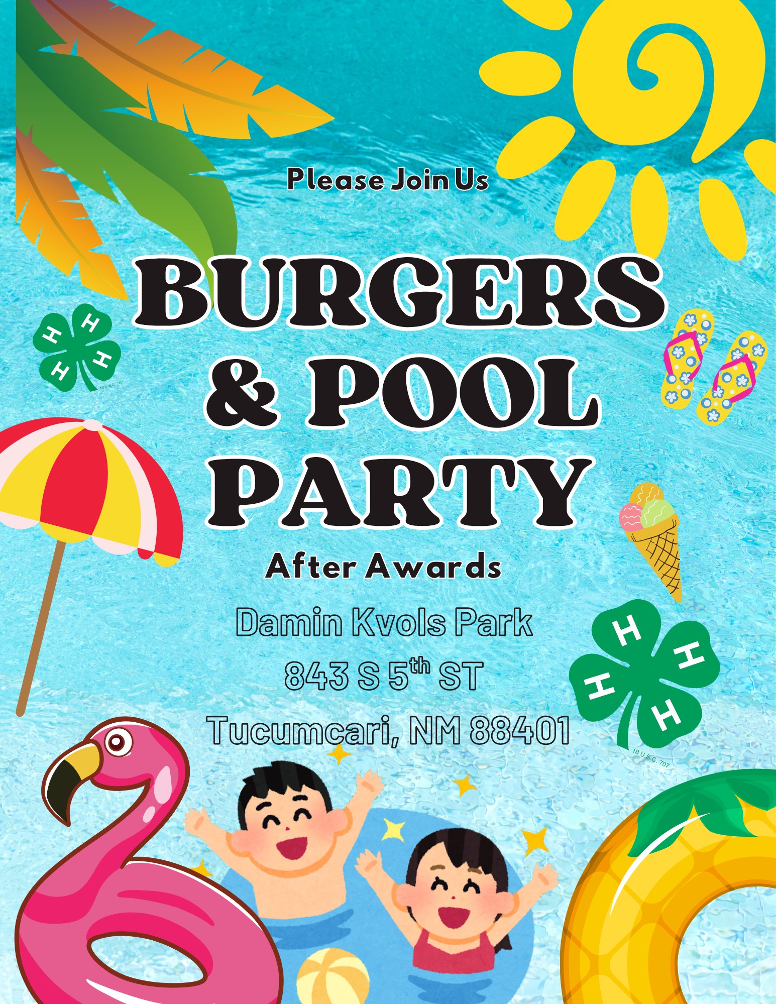 Dinner & Pool Party