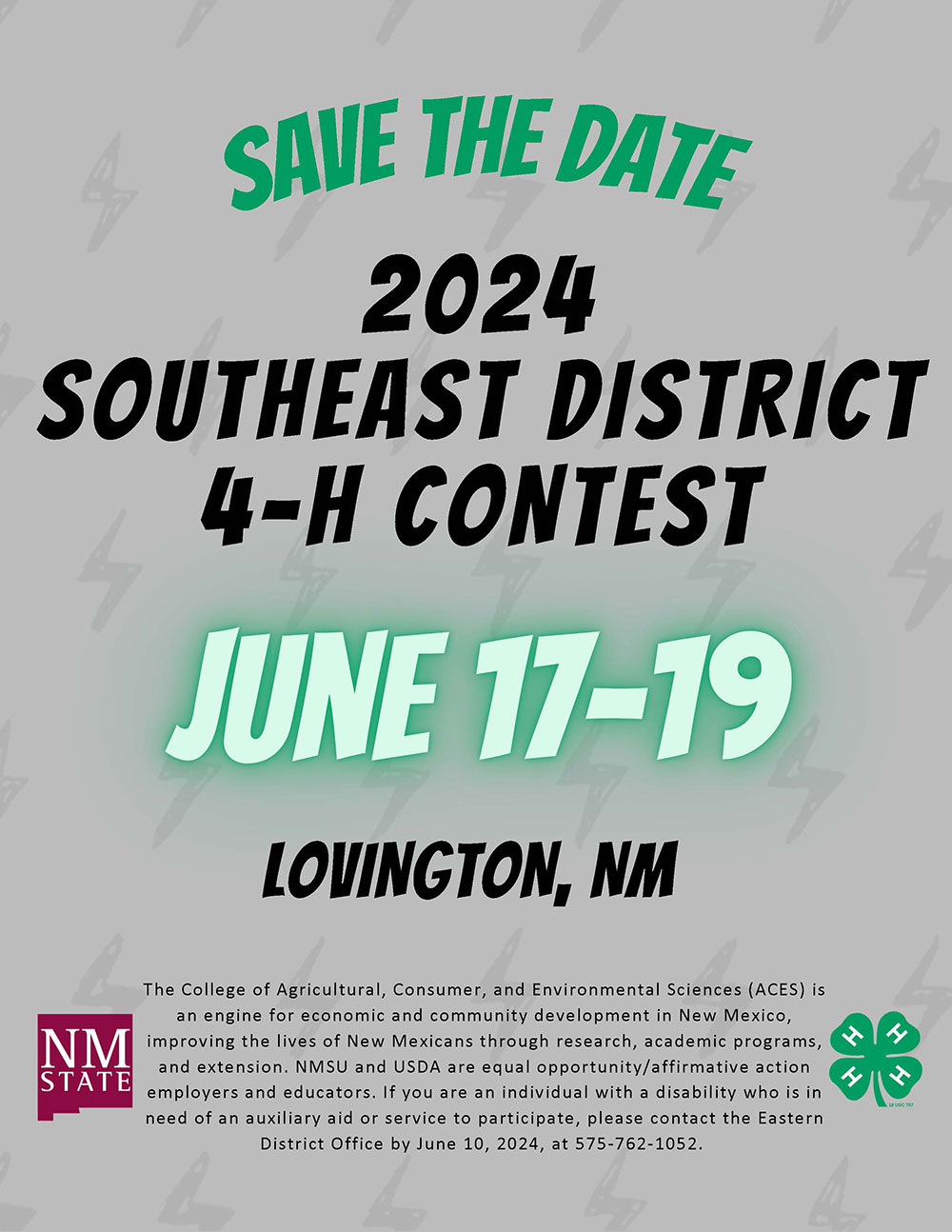 SW 4-H Contest Flyer